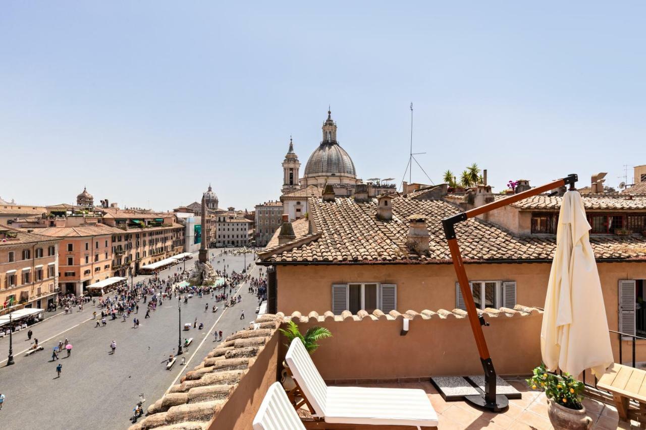 Presidential Penthouse Navona Lägenhet Rom Exteriör bild